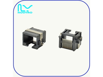 RJ45 sinking plate 5.5 SMT copper shell