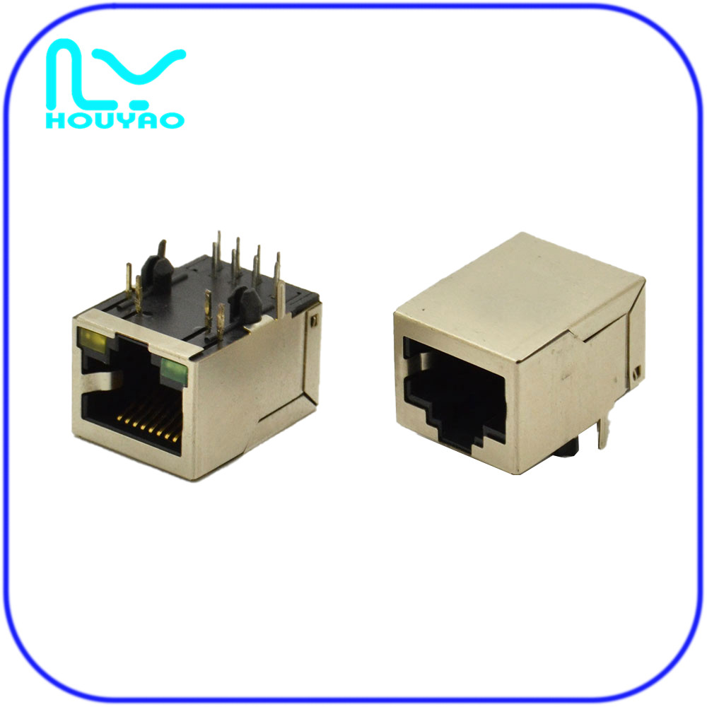 RJ45+transformer 10/100  BASE  LED G/Y